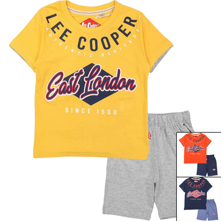 Picture of GLC1136 LEE COOPER BOYS 100% COTTON TWO PIECE SET